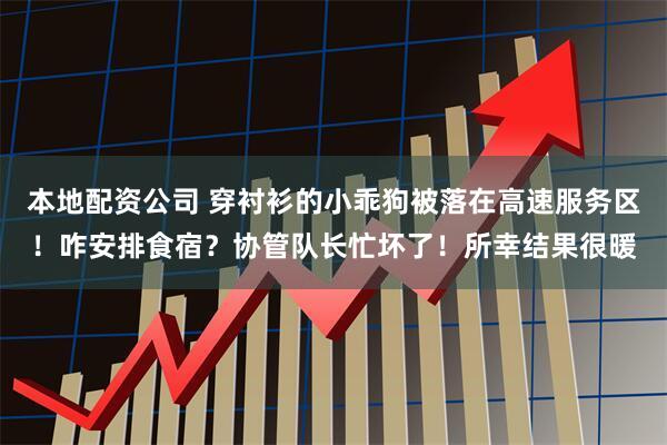 本地配资公司 穿衬衫的小乖狗被落在高速服务区！咋安排食宿？协管队长忙坏了！所幸结果很暖